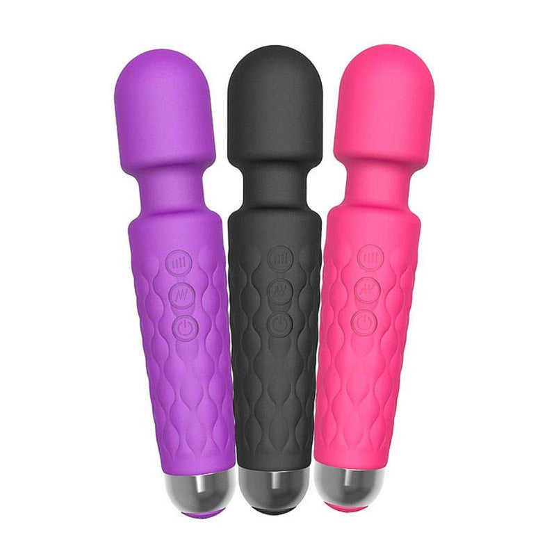 Varinha Mágica Vibratória | Estimulador de Clitóris | 20 Modos de Vibração | Recarregável USB