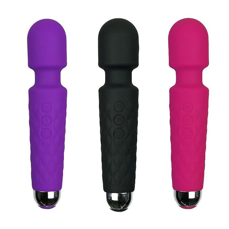 Varinha Mágica Vibratória | Estimulador de Clitóris | 20 Modos de Vibração | Recarregável USB